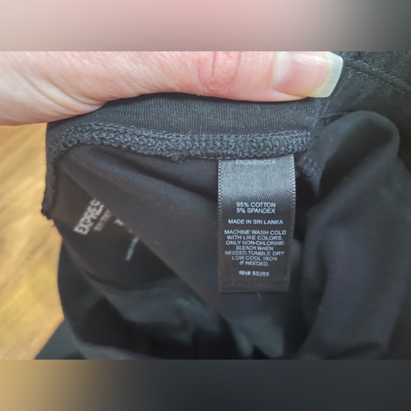 EXPRESS Sexy Stretch Black Leggings - Picture 3 of 6